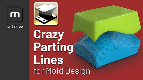 IronCAD 2023 - Crazy Partying Lines for Mold Design