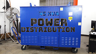 Portable Industrial Power Distribution Skid - 45 KVA