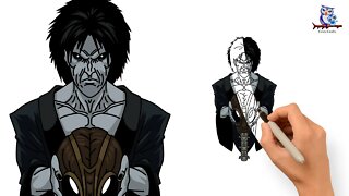 How to Draw The Sandman Netflix - Step by Step DC Comics