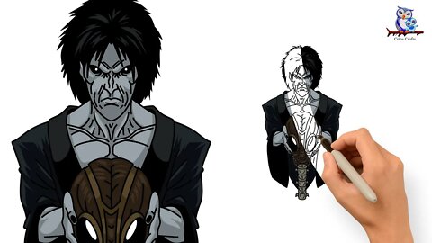 How to Draw The Sandman Netflix - Step by Step DC Comics