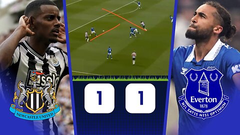 Coaching Strikers Which Foot And Why - Newcastle 1-1 Everton analysis