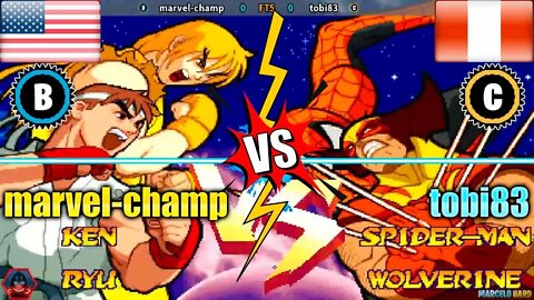 Marvel Super Heroes vs. Street Fighter (marvel-champ Vs. tobi83) [U.S.A. Vs. Peru]