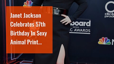 Janet Jackson Celebrates 57th Birthday In Sexy Animal Print Dress: See Photo