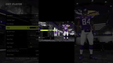 How To Create Randy Moss Madden 23 #shorts