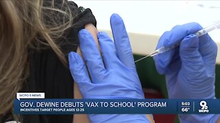 Gov. DeWine debuts 'Vax to School' program