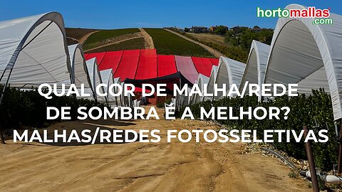 Qual cor de malha/rede de sombra é a melhor? Malhas/redes fotosseletivas