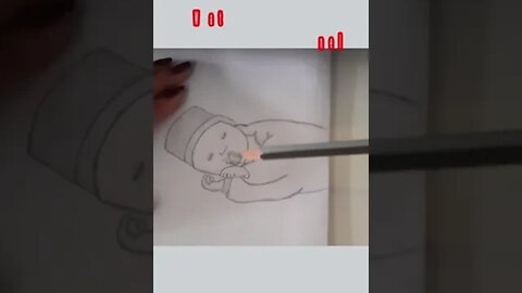 Sleeping Baby Drawing Easy Shorts-3 l Baby Drawing Easy Step by Step #shortvideos #babydrawing