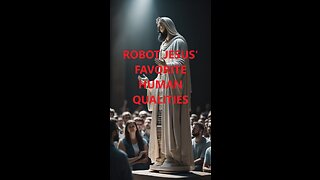 What does robot Jesus see as humanity's best qualities?