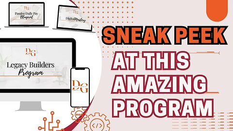 Sneak Peek What You Get With This Amazing Program!