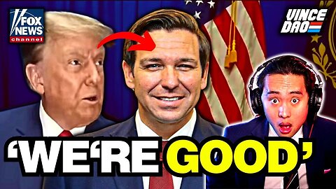Trump OFFICIALLY FORGIVES DeSantis in New Interview: "WATER UNDER THE BRIDGE"