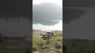 Stunning camp on a lake in Mexico. #camping #overland #travel #mexico #offroad