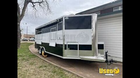 NEW Ready-to-Outfit 2022- 8.5' x 20' Empty Food Concession Trailer with Pro-Fire for Sale in Texas