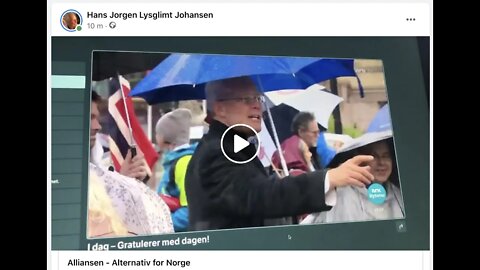 Alliansen partileder Lysglimt fikk inn et Bibelvers i dagens NRK Dagsrevyen 17. mai 2021