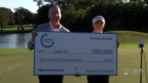 Lydia Ko takes the Gainbridge LPGA crown