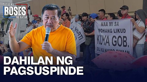 Cong. Pantaleon Alvarez, ikinuwento ang naging ugat ng suspension kay Gov. Edwin Jubahib