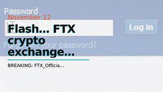 Flash… FTX crypto exchange hacked, $700 million stolen and climbing… Developing