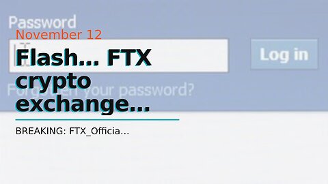 Flash… FTX crypto exchange hacked, $700 million stolen and climbing… Developing