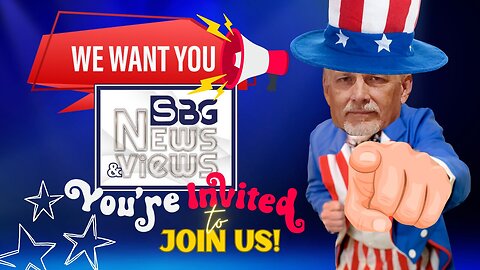 We Want YOU! You're invited to join our livestream! It's all about WE THE PEOPLE!