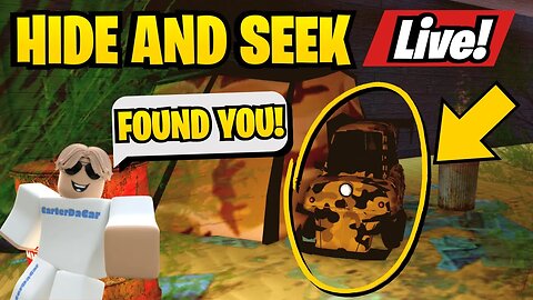 *LIVE STREAM* HIDE and SEEK with FANS in Driving Empire!