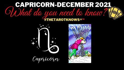 🔮CAPRICORN: YOU KNOW THE ANSWER! Do you remember who you used to be? #capricorndecember2021 #tarot