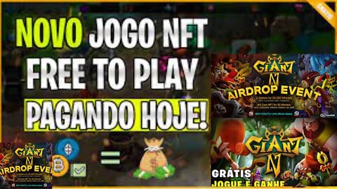 O MELHOR JOGO NFT GIANTs PARA GANHAR CRYPTO / TUTORIAL ENSINADO A JOGAR