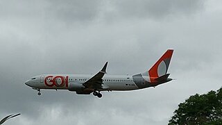 Boeing 737 MAX 8 PR-XMS vindo de Brasília para Manaus