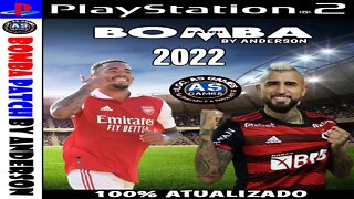 BOMBA PATCH 2022 LANÇAMENTO 100% ATUALIZADO PS2 EDITOR ANDERSON