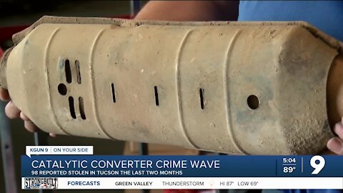 Catalytic converter crime wave