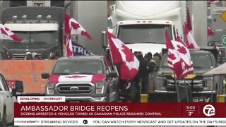 Ambassador Bridge Reopens