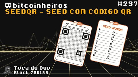 SeedQR - Seed com Código QR e Passphrase na SeedSigner