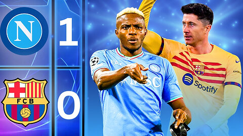 Napoli vs Barcelona 1-1 Review | Osimhen vs Lewandowski | UCL