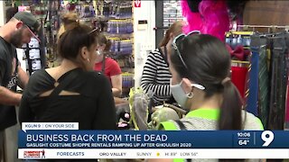 Gaslight Costume Shoppe’s business back from the dead this Halloween