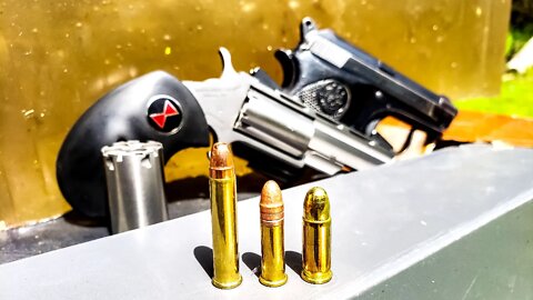 22mag vs 22lr vs 25acp - Mouse Guns for Self Defense - Ballistics Gel