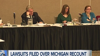 Lawsuits filed over Michigan recount