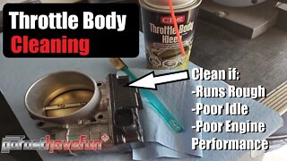 How to CLEAN a Throttle Body Nissan 350Z & Infiniti G35 (Nissan 3.5L V6) | AnthonyJ350