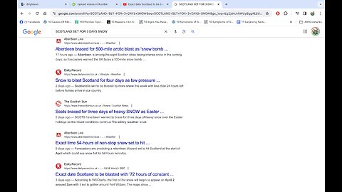 MAPS TURN WHITE AS SCOTLAND SET FOR 3 DAYS 72 HOURS OF SNOW THIS WEEKEND! BLANKET OVER ENTIRE COUNTRY = 3 DAYS OF DARKNESS = SOLAR ECLIPSE! 3RD APRIL 2024 THE BUTTERFLY EFFECT!