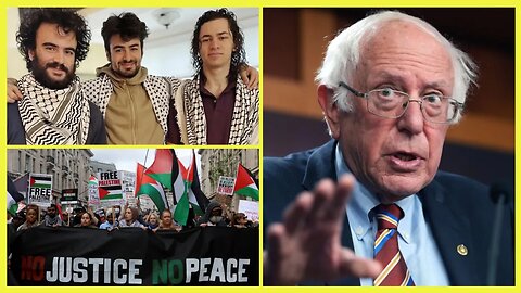 Bernie Sanders PRESSED About Palestinian Victims (clip)