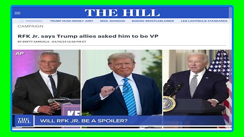 RFK Jr. Said Trump Allies Asked Him to Be VP - 4/17/24