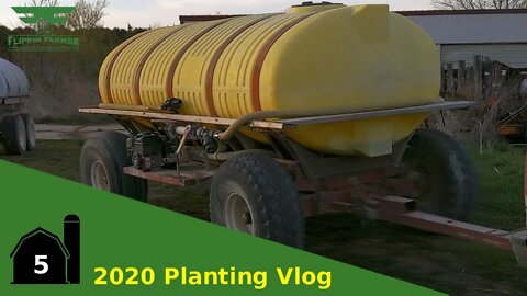 Planting Vlog 2020 Episode 5 - Broken Fertilizer Tanker Spills Fertilizer Everywhere