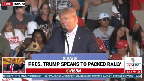 LIVE: Donald Trump holding “Save America” Rally in Mesa, AZ...