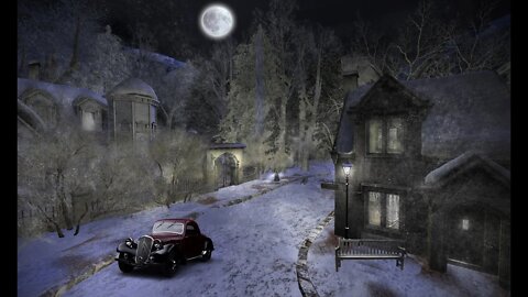 A Snowy Winter's Night Ambience