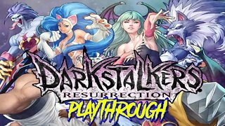Darkstalkers Resurrection - PlayStation 3 Playthrough 😎Benjamillion