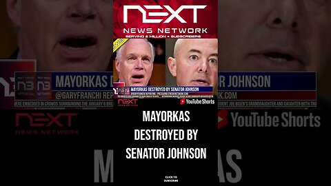 Mayorkas DESTROYED by Senator Johnson #shorts