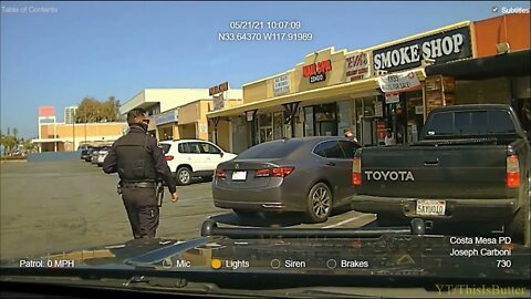 Justified: Costa Mesa shoots driver that reversed towards officers during a traffic stop