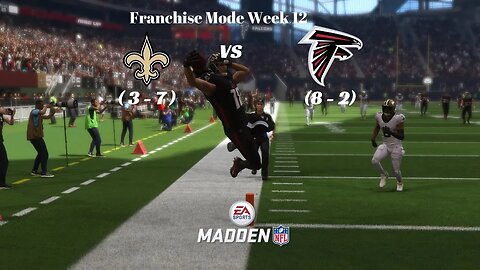 Madden 24| Franchise Mode | Week 12 | vs New Orleans Saints| PS5 Gameplay| #madden24 #nfl