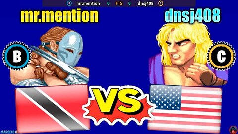 Street Fighter II': Hyper Fighting (mr.mention Vs. dnsj408) [Trinidad and Tobago Vs. U.S.A.]