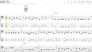 RadioHead - creep (Bass TAB)