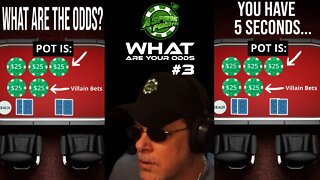 POKER ODDS QUIZ #3