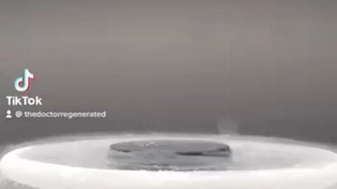 The magnetic levitation of a liquid nitrogen magnet