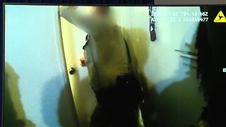 Video shows moments before officer shot man armed with knife in Las Vegas home